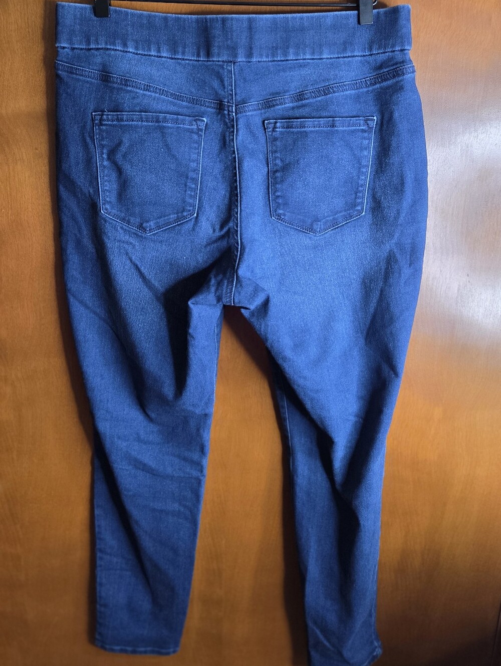 Nine West Heidi Pull On Skinny Jeans Size 16 Dark Wash - Picture 3 of 5